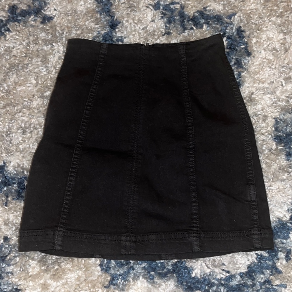 Free people denim skirt